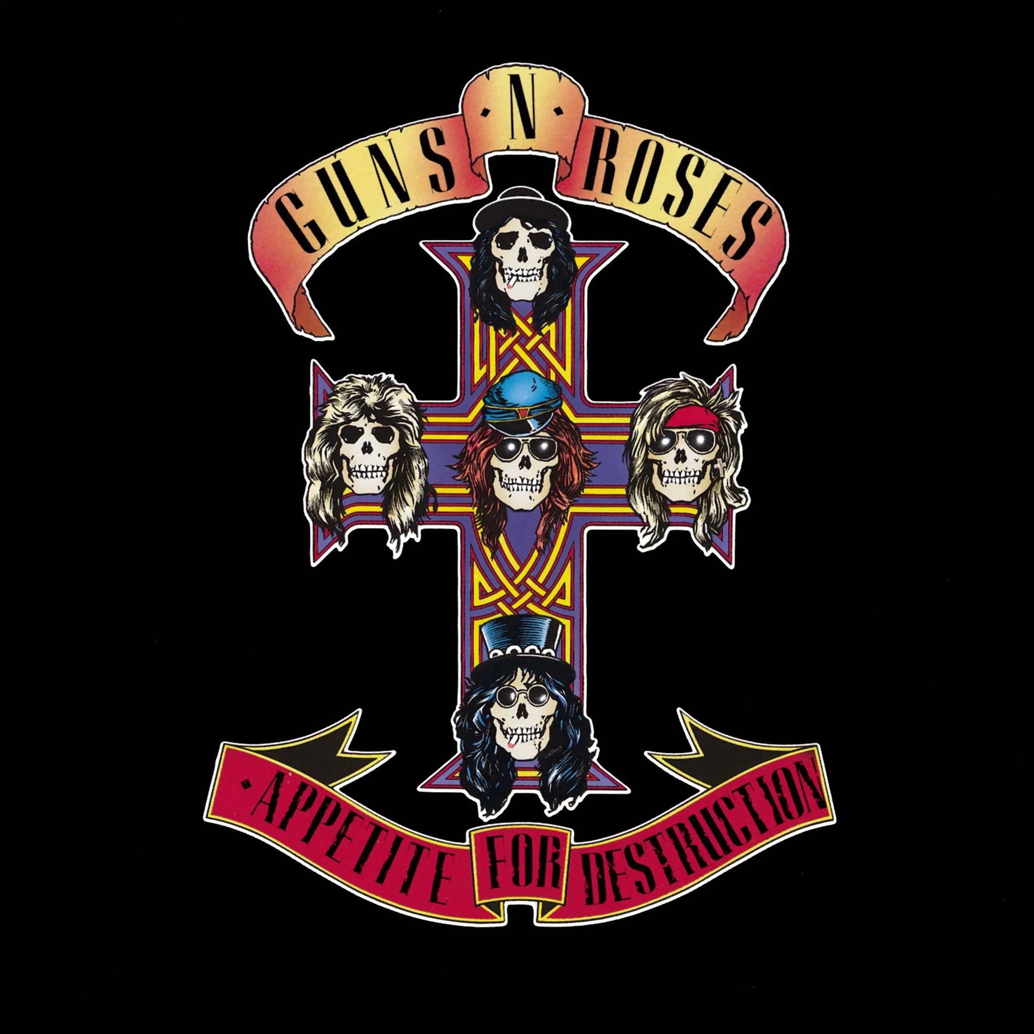 Guns N' Roses Appetite For Destruction vinyl record