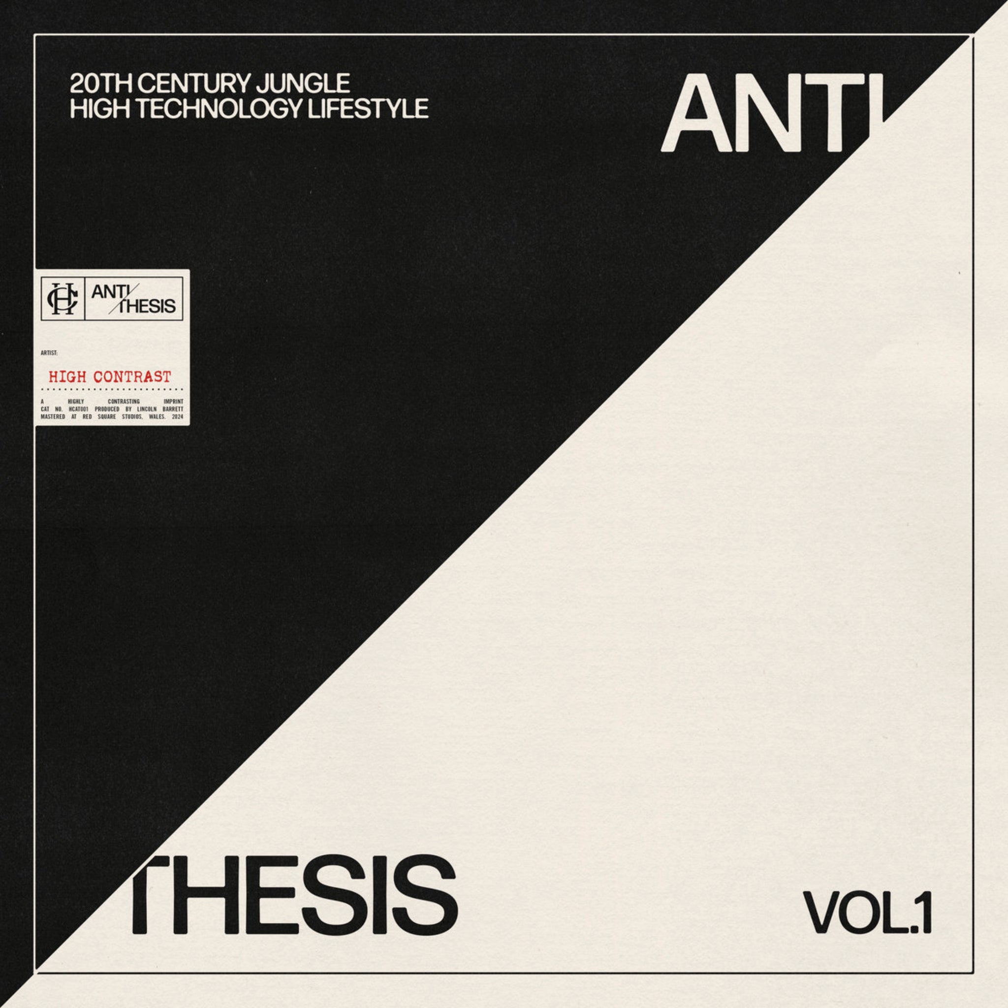 High Contrast - Anti-Thesis 12" Black and White Vinyl