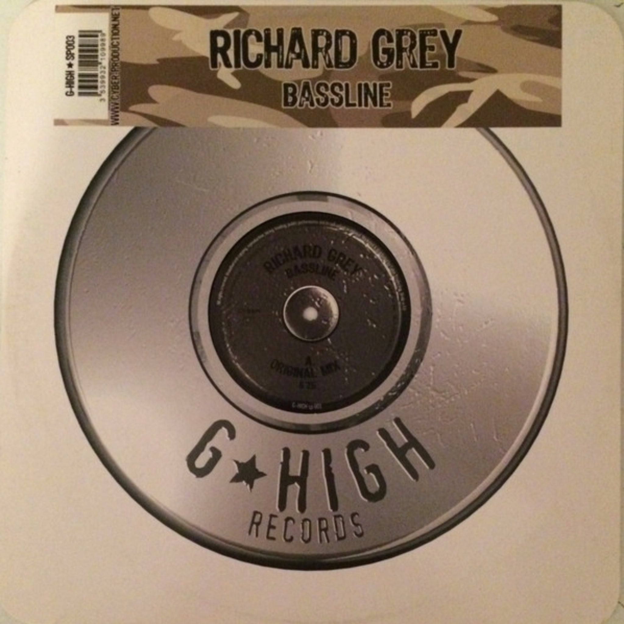 Richard Grey - Bassline 12" vinyl